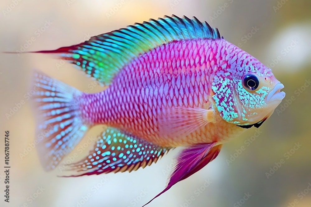 Rainbow cichlid